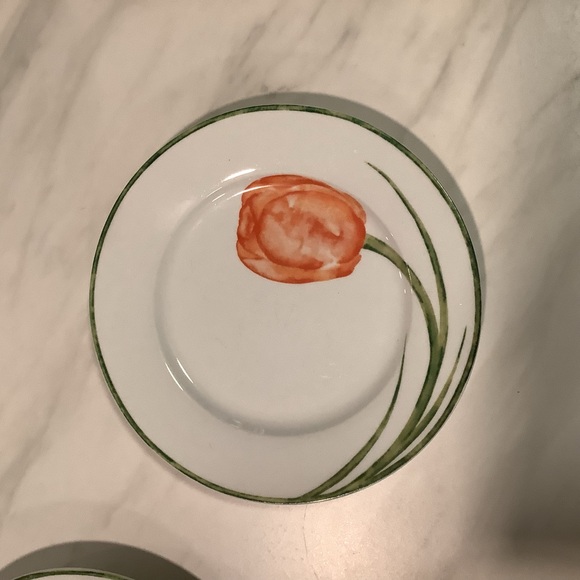 Pier 1 Imports Blooms Dessert Luncheon Salad Plate Farmhouse Country - Picture 9 of 9